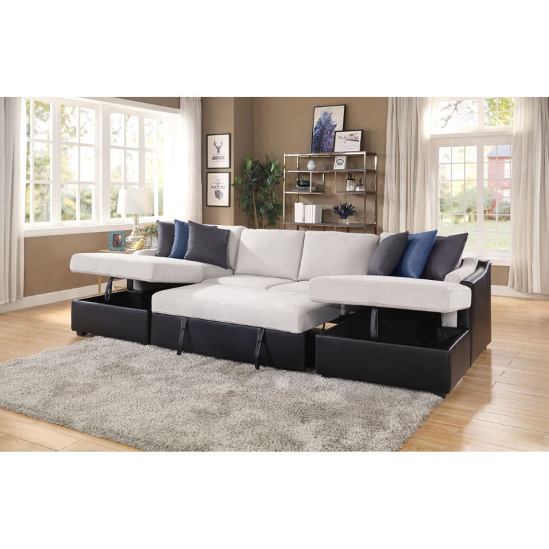Canapé modulaire avec couchette Aevah