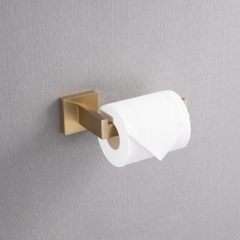 5 - Piece Bathroom Hardware Accessories Set, Brushed Gold