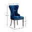 Chaise d'appoint rembourrée en velours Sydnie-1296681851