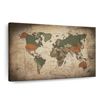" Educational World Map IV " by Tess P