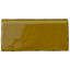 Novecento Zocalo 2.5" x 2.5" Glossy Ceramic Bullnose Tile Trim in Yellow