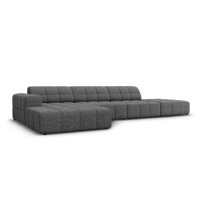 Chicago 5 Seater Corner Sofa, Left Hand Facing, Dark Grey