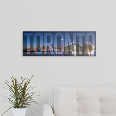 'Toronto, Transparent Overlay' Graphic Art Print