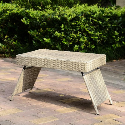 Table pliante portative grise légère, résistante aux intempéries, surface facile à nettoyer, aucun assemblage requis, profondeur de 23,5 po, largeur de 16 po, hauteur à 7 lb, entretien, assemblage, profond, large, haut