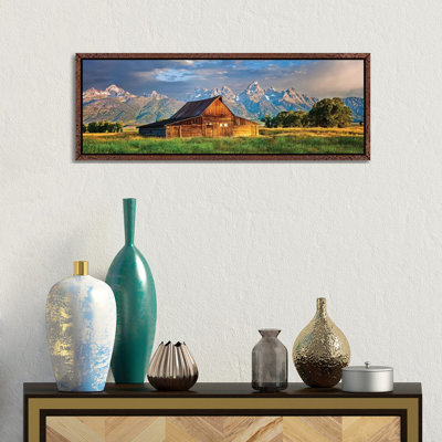 Grand Teton Panorama, Grand Teton National Park, Wyoming by Susanne Kremer - Panoramic Print on Canvas