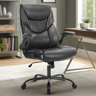 Iz Ergonomic Faux Leather Executive Chair by Inbox Zero