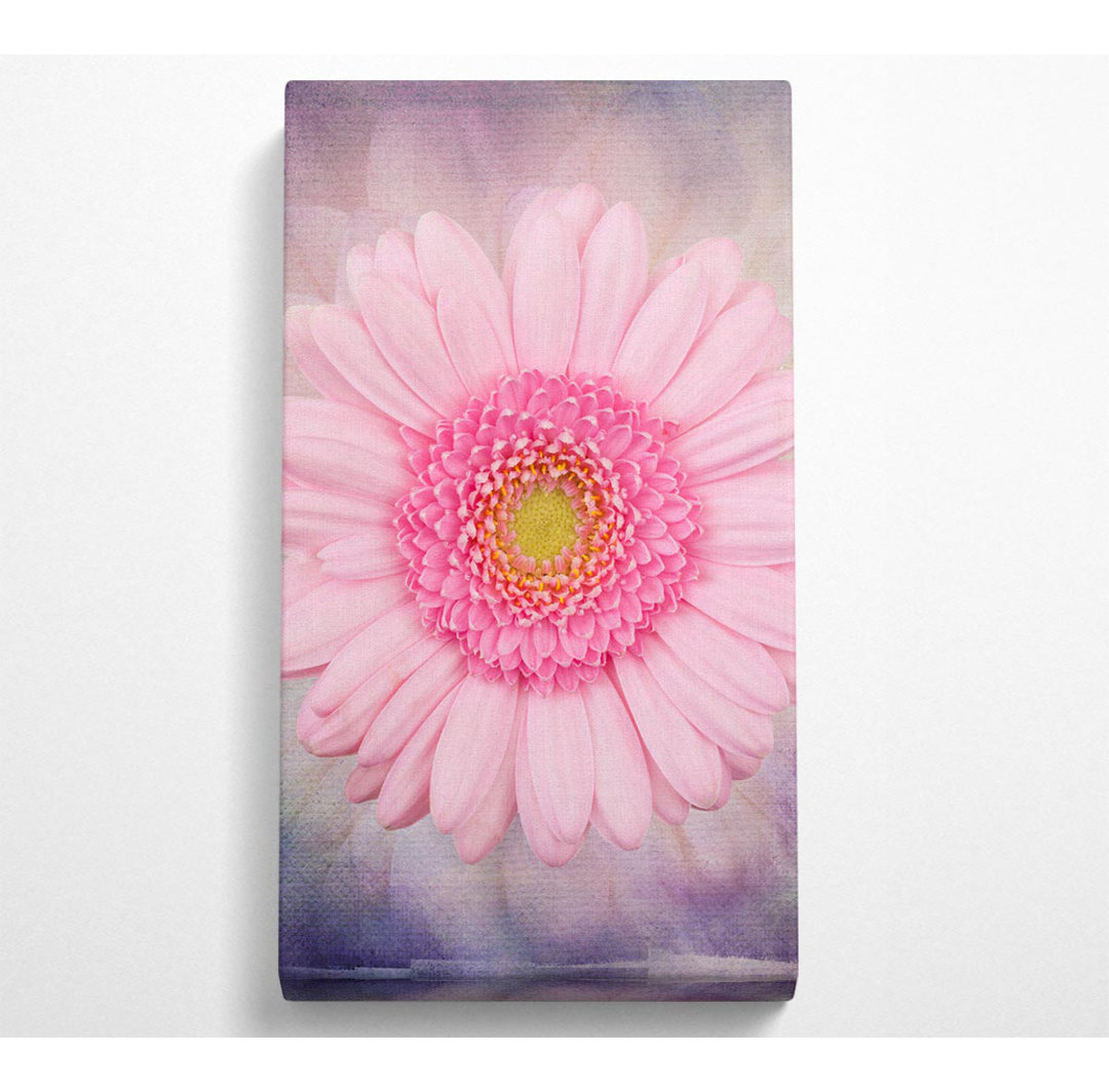 Pink Flower Beauty Wide - Kunstdrucke auf Segeltuch