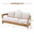 Frances Eucalyptus 77" Outdoor Sofa-494069111