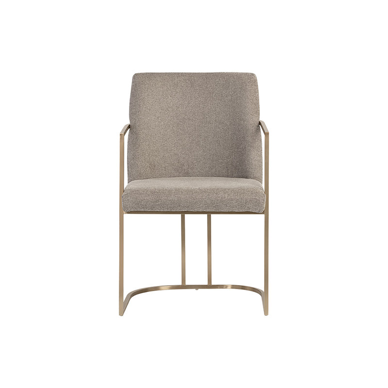 Rayla Upholstered Arm Chair, Beige