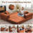 Convertible Sofa Bed ,5 In 1 Modular Sofa Bed For Living Room , Floor Sofa Lounge Couch With Removable Pillows-933924640