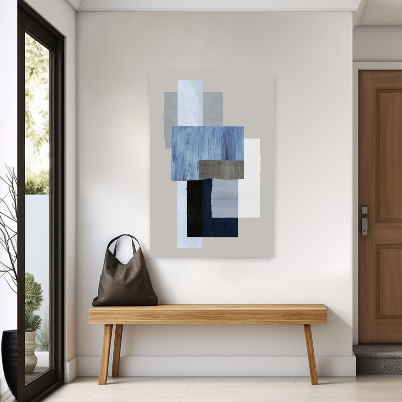Art contemporain, art abstrait, H 60 po x l 40 po