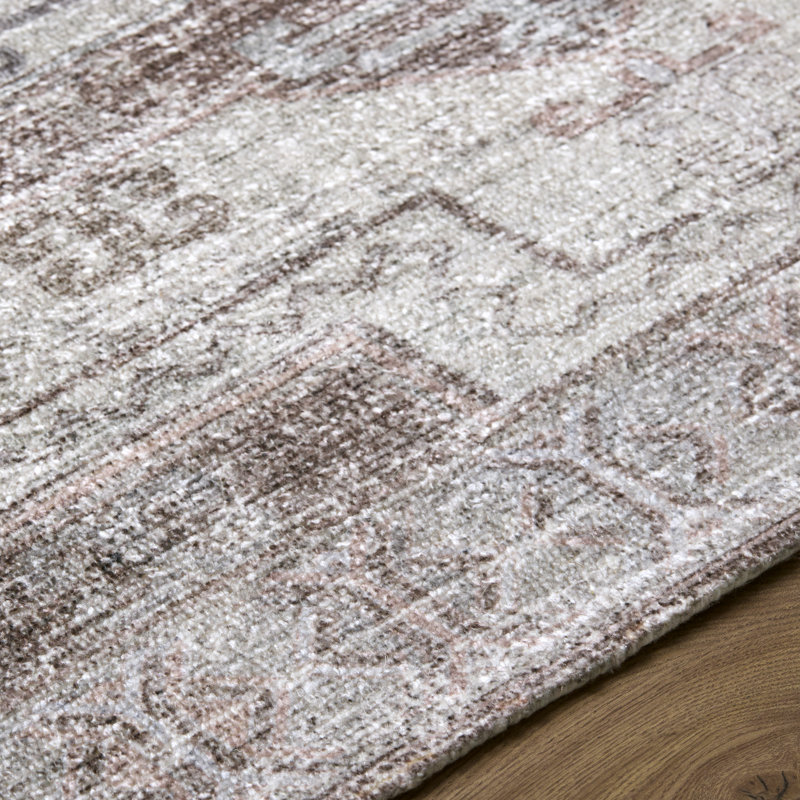 Tapis fait main Lauren Liess x Livabliss Limon, Beige, Rectangle 5' x 7'6"