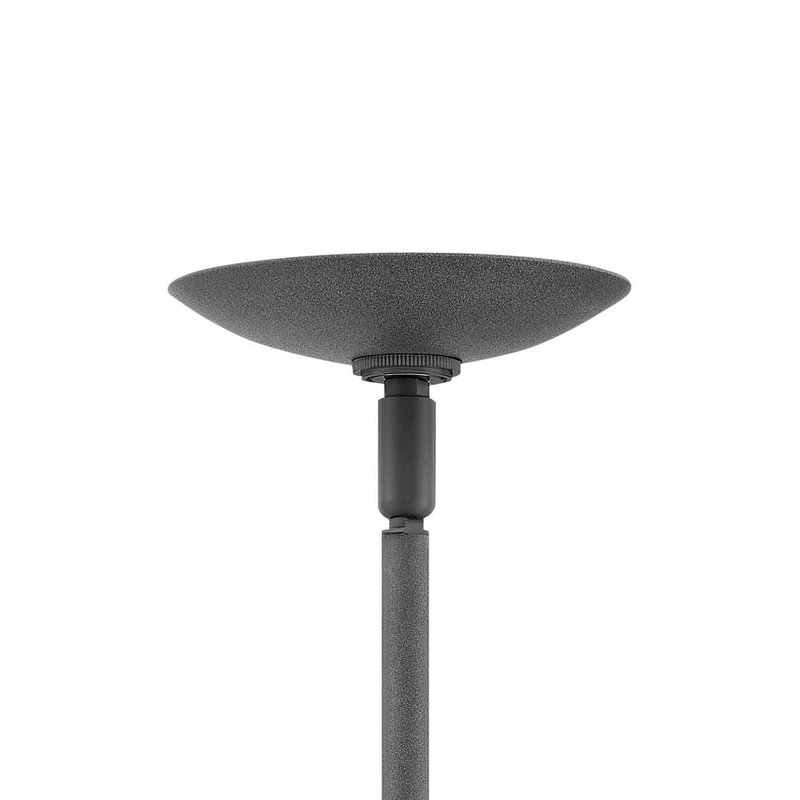 Warby 1 - Light Single Globe Pendant, Aged Zinc