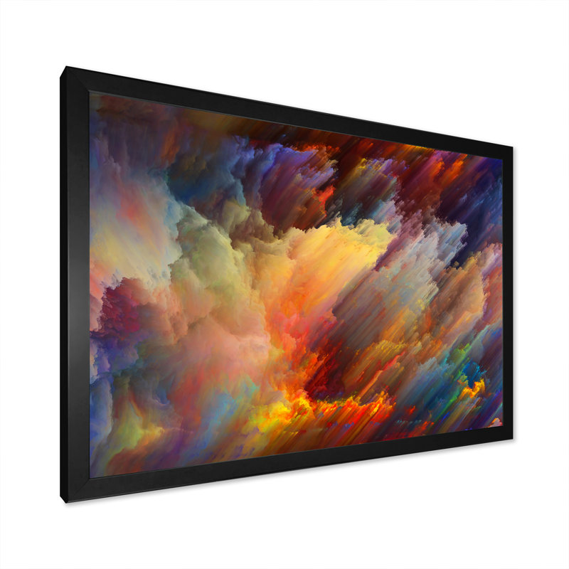 «Colorful Living», reproduction sur toile encadrée, Cadre noir, H 8 po x l 12 po x P 1 po