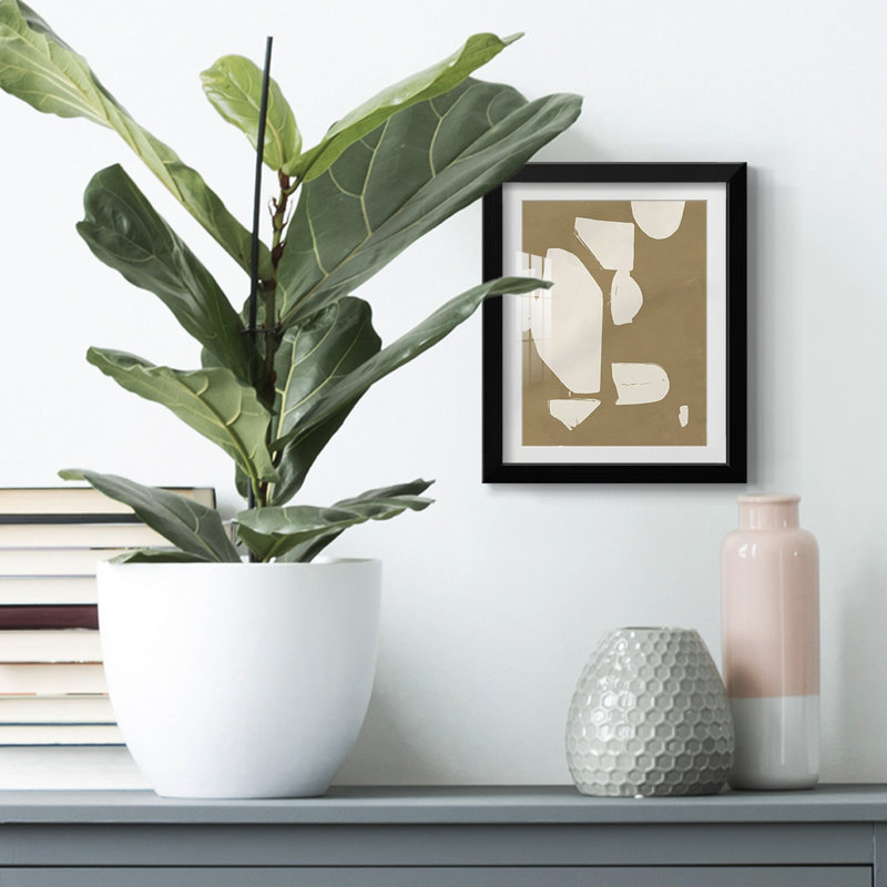 Chunky Abstract Art Gallery, H 25,5 po x l 17,5 po, Noir