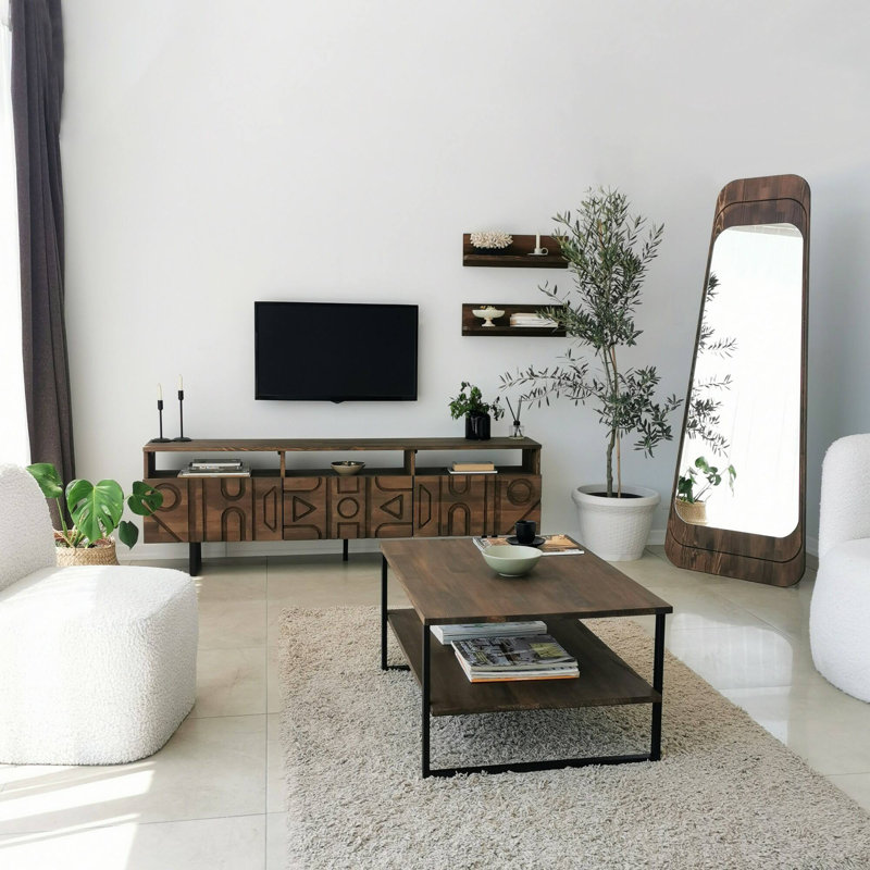Ahlanna Coffee Table, Walnut