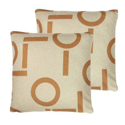 Geometric Square Throw Cushion