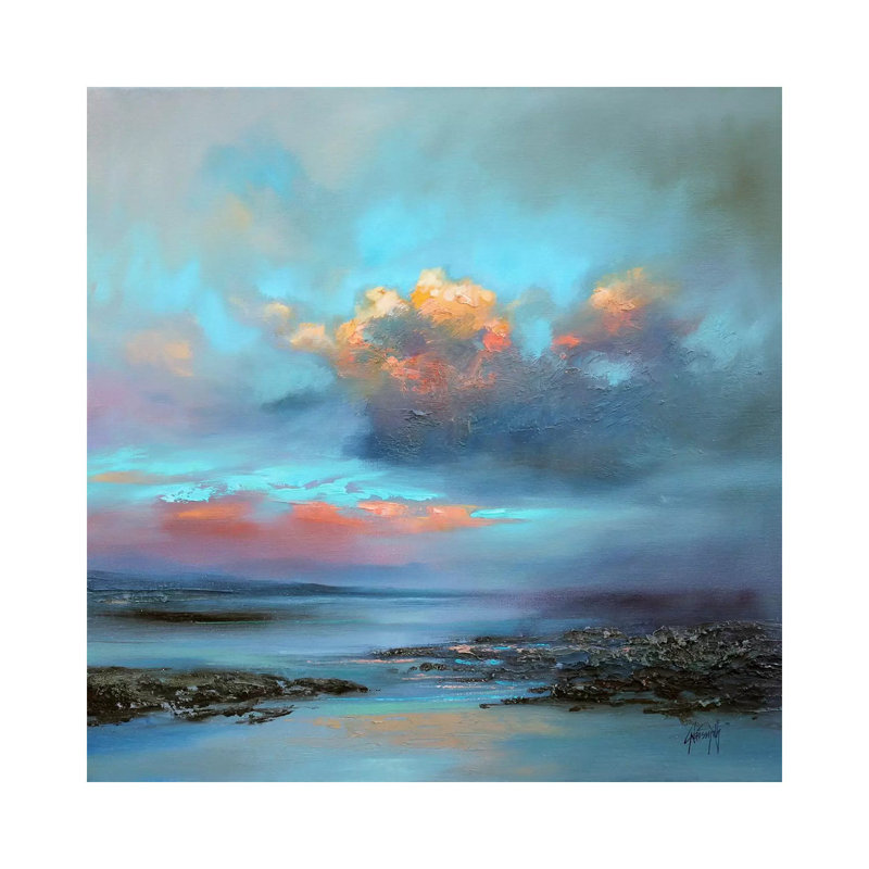 Hebridean Light I by Scott Naismith - Painting on Canvas, Wrapped Canvas, 45.72cm H x 45.72cm W x 3.81cm D