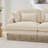 Modular Deep Seat Sofas, Chenille Modern U Shaped Sofa For Home