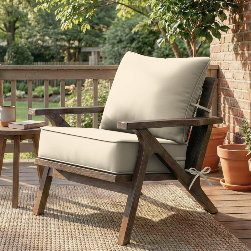 Ensemble de coussins d'extérieur l 6 po x P 24 po Wynee, Beige