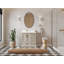 Ensemble de meuble-lavabo simple 36 po avec plateau en quartz Degaglia-1404554656