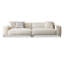 Canapé modulaire en velours blanc-1683568298