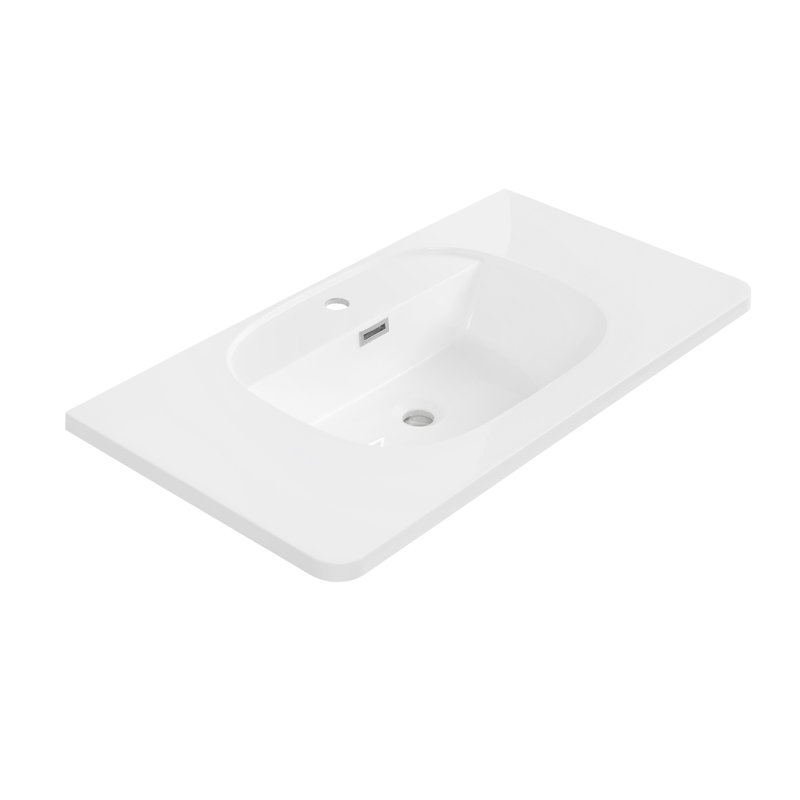Plateau de meuble-lavabo 35,4 po