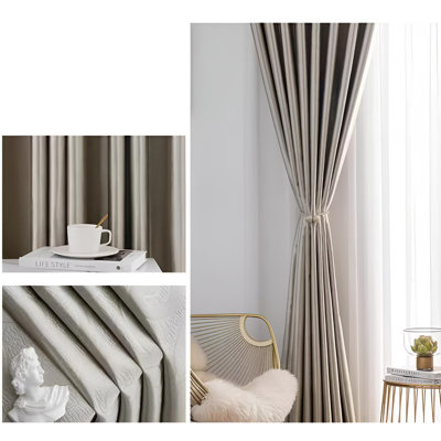 Meribeth Room Darkening Curtain Single Panel