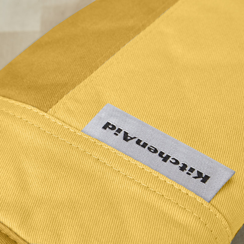 KitchenAid Beacon Mini 2-Piece Oven Mitt, Yellow, 8"
