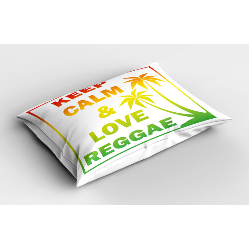 Rasta Polyester Sham Set, Queen