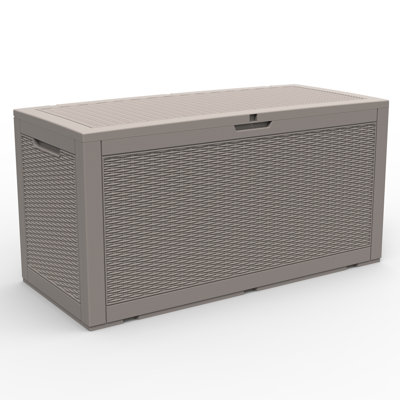 Modern Depo 100 Gallon Water Resistant Polypropylene(PP) Deck Box Lockable by Modern Depo