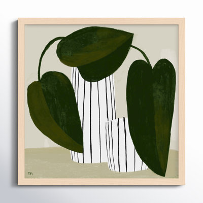 Juba "Striped Vases" Painting