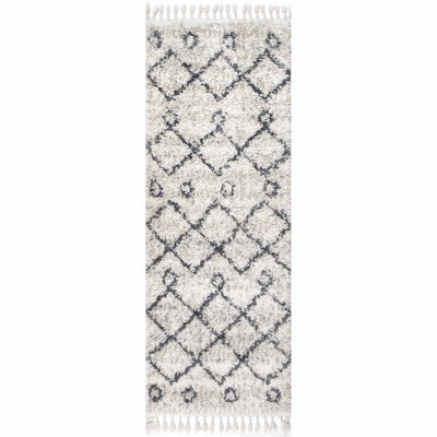 Bibb Geometric Ivory Area Rug