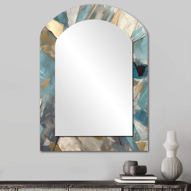 Miroir mural Blue Gold, 34 po x 25 po