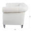 Canapé Chesterfield à accoudoirs roulés 3 places 84,65 po Modern