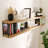 60 inch Bookshelves Wall Mounted, Living Room Shelves, Floating Wood Shelf, Shelves for Wall Storage