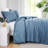 Southshore Fine Linens Clipped Jacquard Chevron Microfiber Comforter Set with shams-737166718-737166717