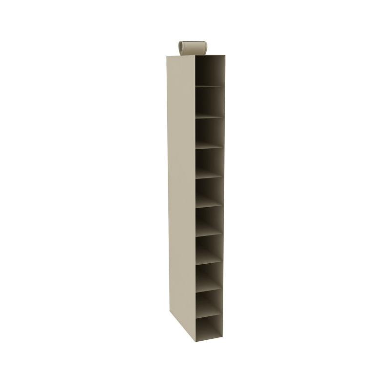 Rangement suspendu 10 tablettes, Beige