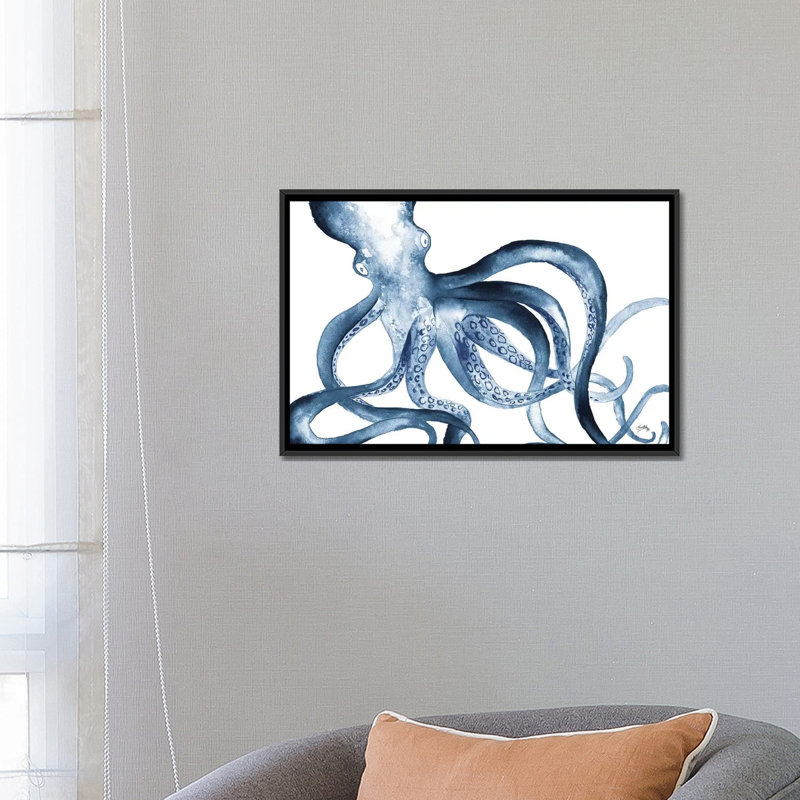 Print, Pas de tapis, Toile avec cadre noir, H 18 po x l 26 po x P 1,5 po