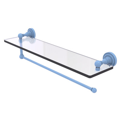 Porte-serviettes en papier avec tablette en verre Dottingham Collection Dottingham