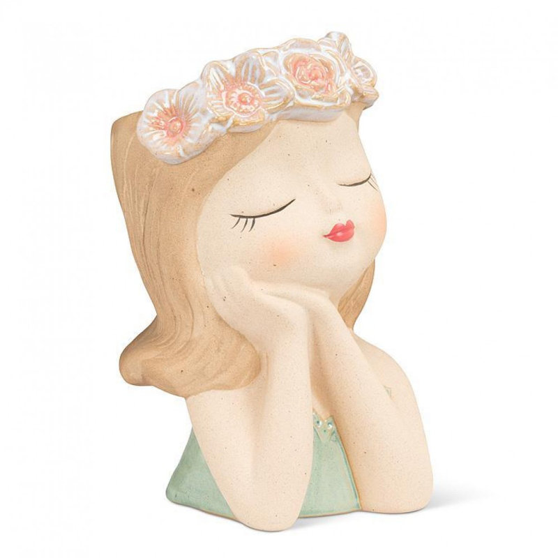 Vase Daydream Girl avec fleurs