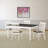 Heppman 4 - Person Extendable Four Leg Dining Set
