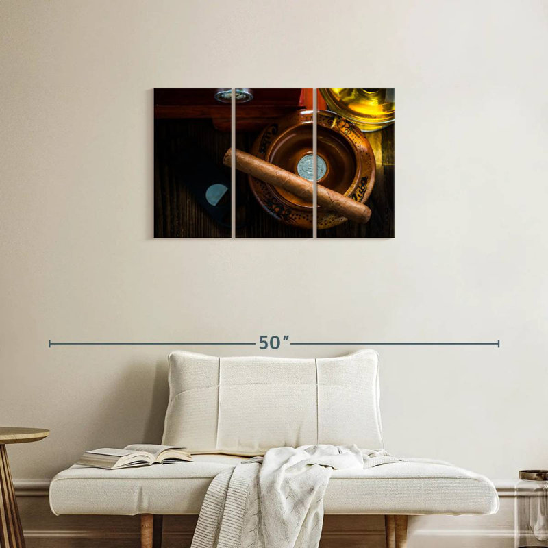 Senne Unlit Cuban Cigar, 20" H x 33" W