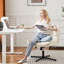 Chaise de bureau pivotante sans accoudoirs-390818906