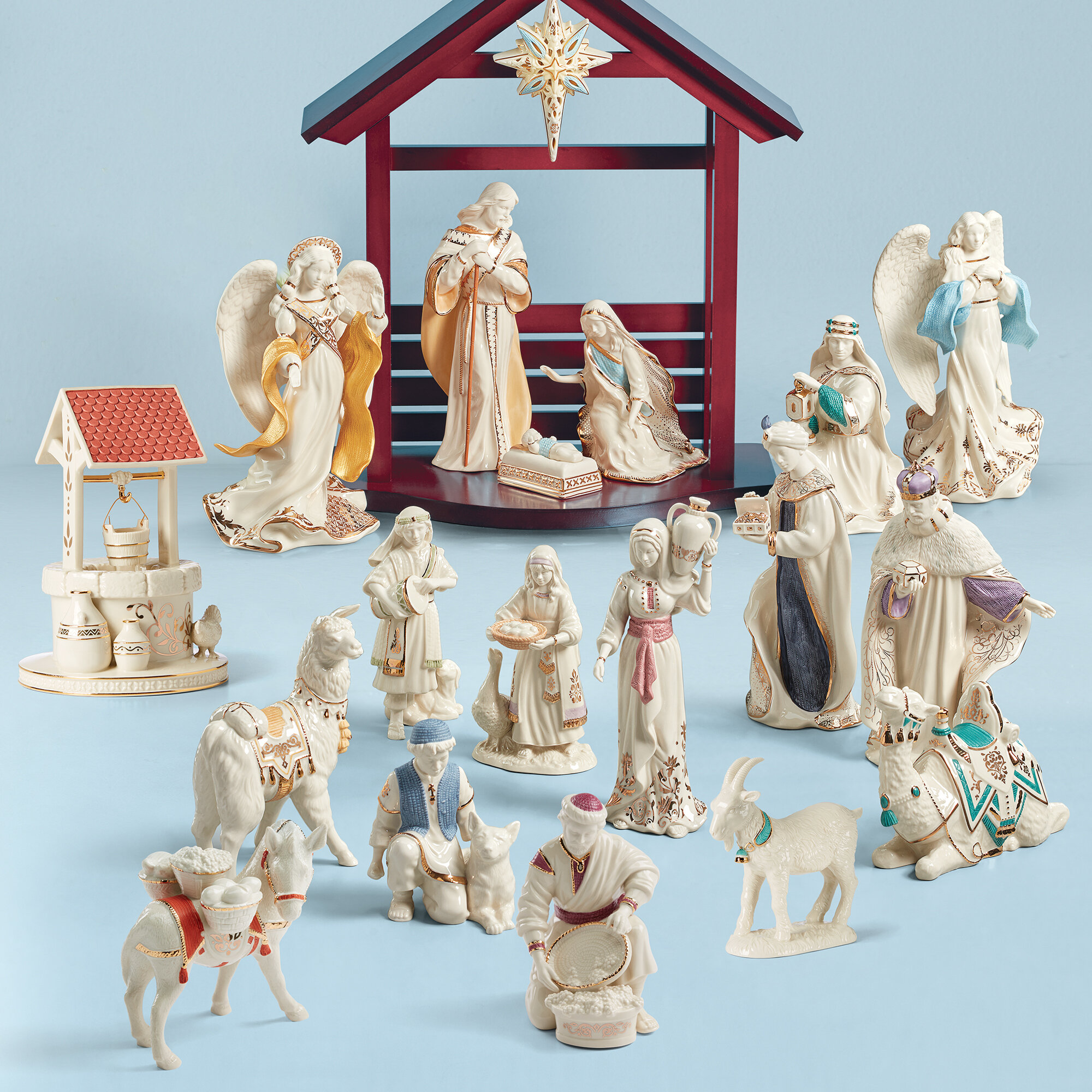 Lenox popular 3pc nativity set with holy star