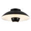 Umbra 14-in Black Semi-Flush Mount-1236898883-1236898882