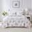 Laura Ashley Honeysuckle Cotton Reversible Peach Quilt Set-30028778