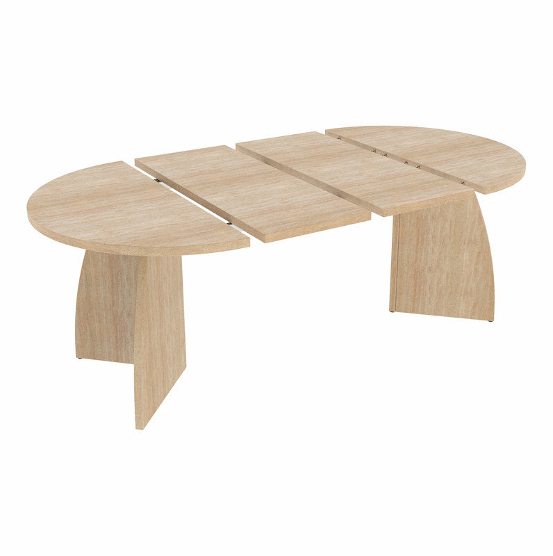 180.01 cm Extendable Dining Table, Natural