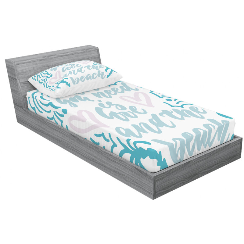 Microfiber Sheet Set, Twin XL Sheet Set with Fitted Sheet