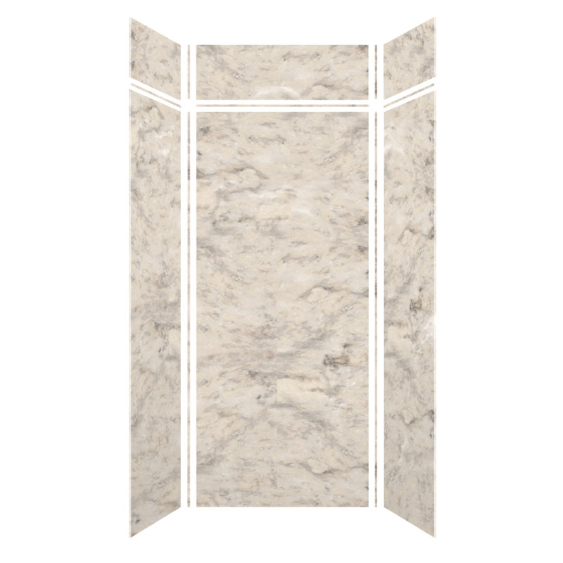Ensemble de mur de douche durable